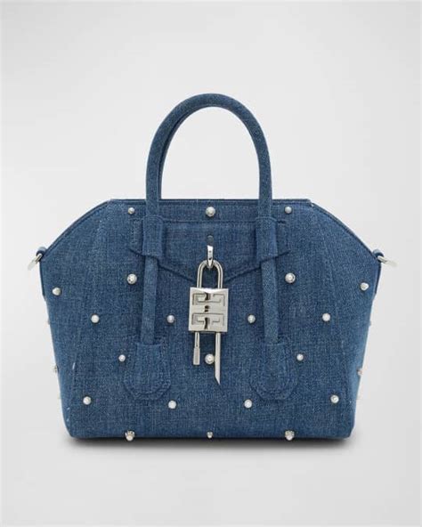 givenchy mini antigona pony brown|mini antigona lock denim tote bag.